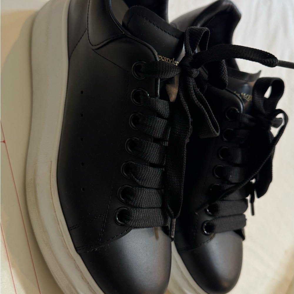 Alexander McQueen Black and White Sneakers
